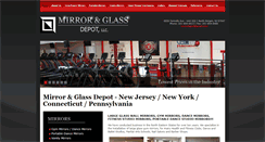 Desktop Screenshot of mirrorandglassdepot.com