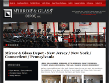 Tablet Screenshot of mirrorandglassdepot.com